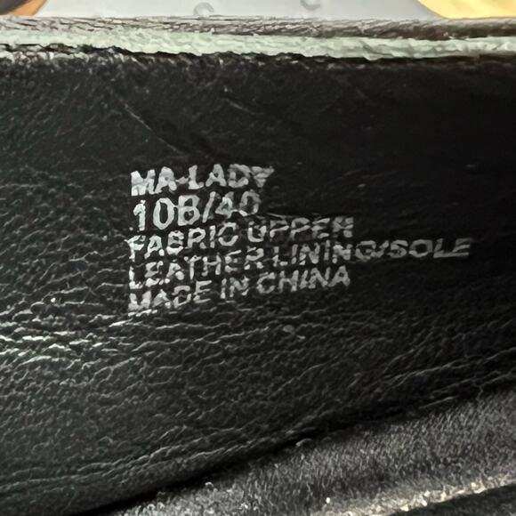 BCBGMAXAZRIA Ma-Lady Satin Embellished Platform Stiletto Heels | Size: 10B - Picture 15 of 15